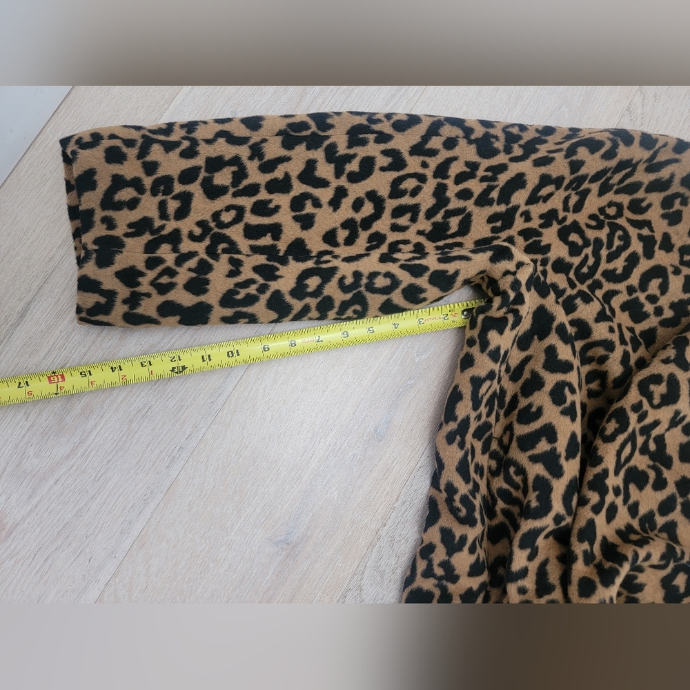 Chico's Tan and Black Leopard Cardigan - Picture 4 of 13